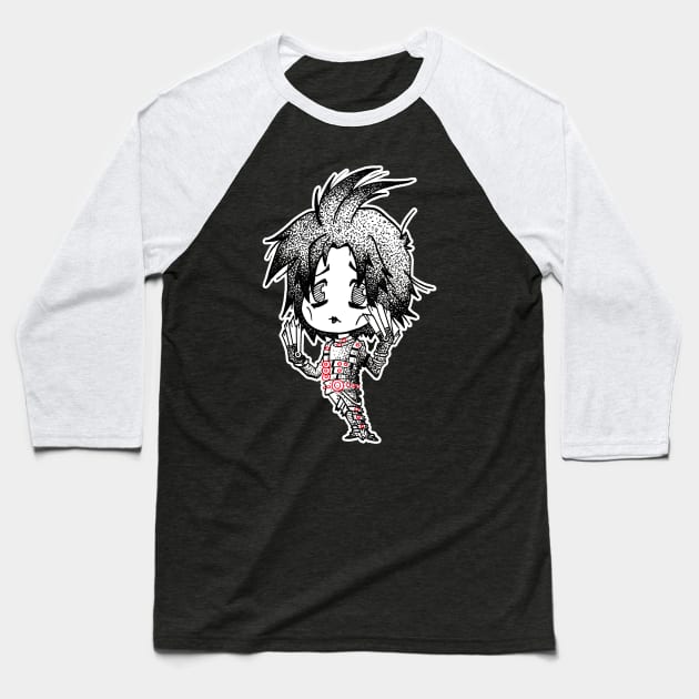 Edward Scissorhands Baseball T-Shirt by elcaballeros